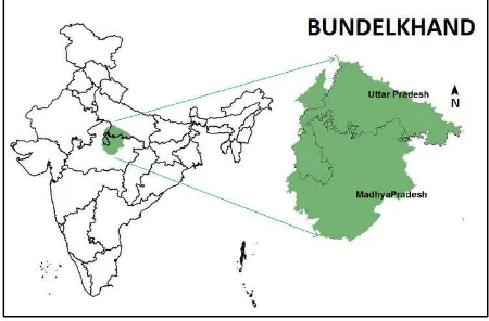 Figure 2. (a) Agro-climatic zones of Bundelkhand region and (b) Agricultural water supply followed in Bundelkhand region