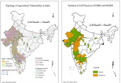 Figure 7. Typology of agricultural vulnerability in India 