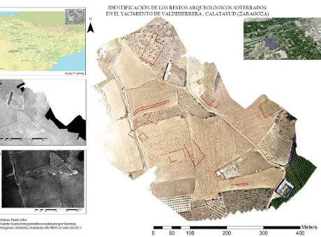 Fig. 5. Documentation of rectangular ashlars on the ground that confirm the existence of a structure