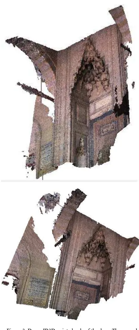 Figure 2. Dense IB3D point cloud. The first study. 