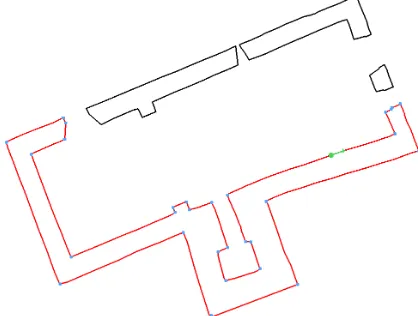 Figure 1: View of the point cloud of a small Church
