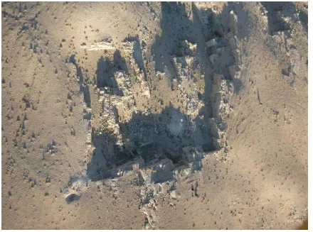 Figure 7. Typical aerial photograph of one part of the quarries. 