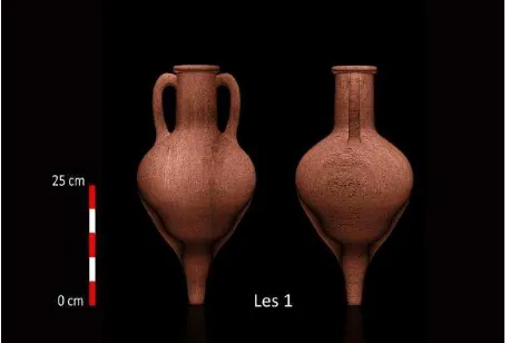 Figure 8. A red Lesbian Amphora which is dated between the last quarter of the 6th century and the 1st quarter of the 5th century