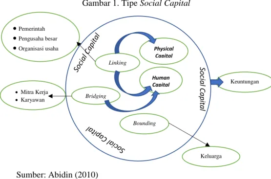 Gambar 1. Tipe Social Capital 