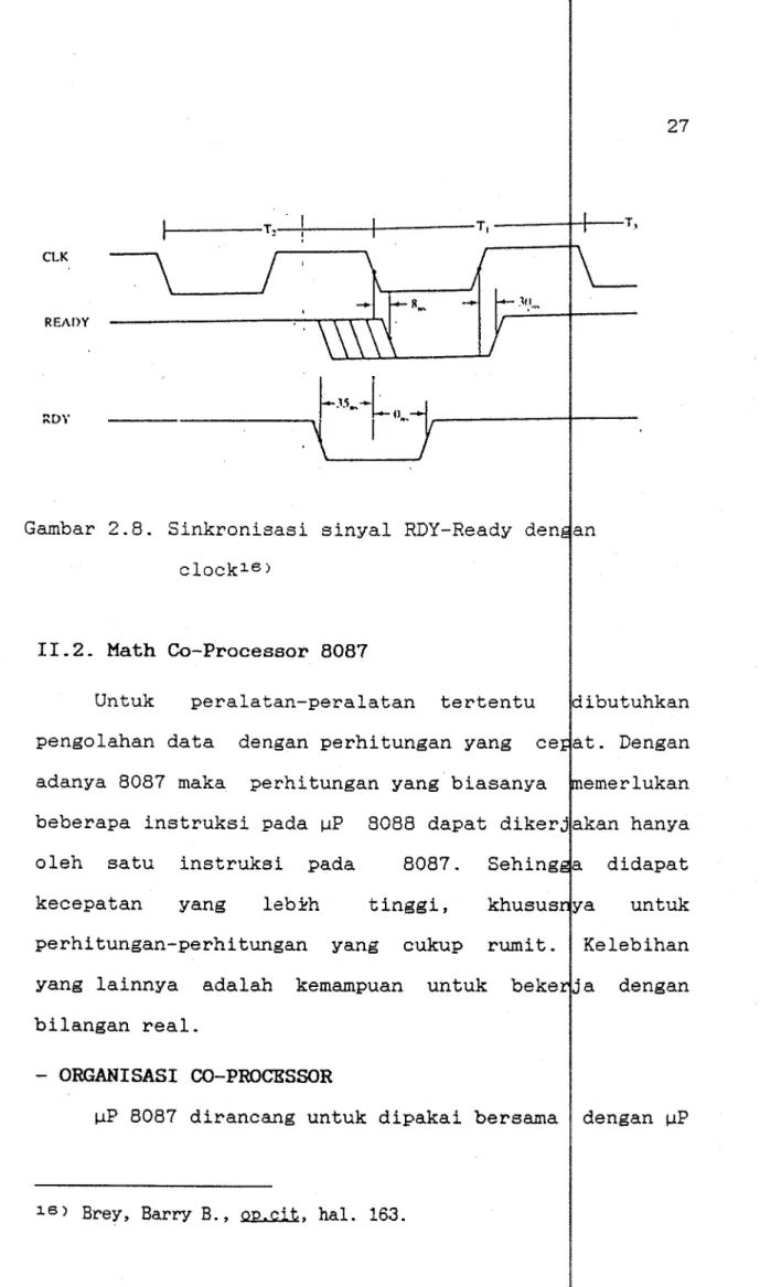 Gambar  2.8.  Sinkronisasi  sinyal  RDY-Ready  den  an  clock 16 ) 