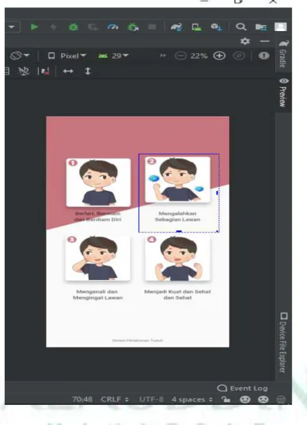 Gambar 4.9 Format Pemanggilan Gambar di dalam folder Drawable 