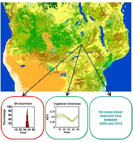 Figure 7. Climatological 7-day time series describing 