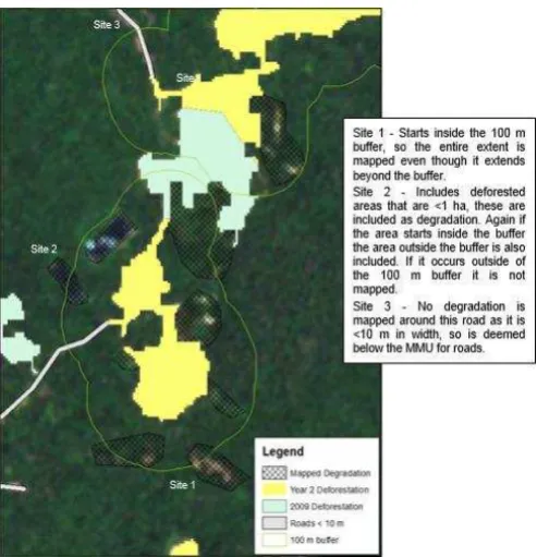 Figure 5: Change mapping © The Guyana Forestry Commission and Indufor 2013 