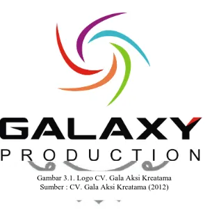 Gambar 3.1. Logo CV. Gala Aksi Kreatama  Sumber : CV. Gala Aksi Kreatama (2012) 