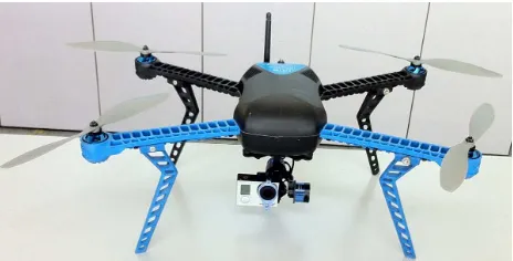 Figure 1: Example of UAV: IRIS 3D Robotics quadricopter.