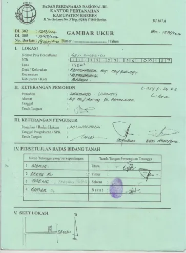 Gambar 2.8 Cover gambar ukur(GU)