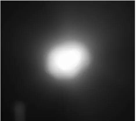 Figure 6. Image of a light source in foggy conditions 