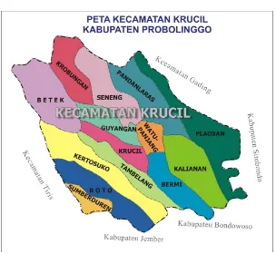 Gambar 2Peta Wilayah Kecamatan Krucil