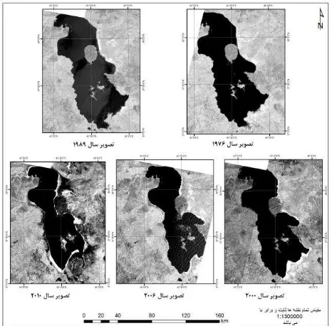 Figure 4: t values in sub-basins of the Lake Urmia Watershed 