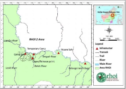 Figure 5 Map of Kehje Sewen study area (Doc. PT.RHOI) 