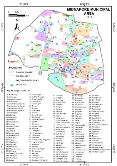 Figure 1. Location map of Study area with NeighbourhoodUnits