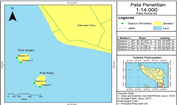 Gambar 3.1 Peta Lokasi penelitian 