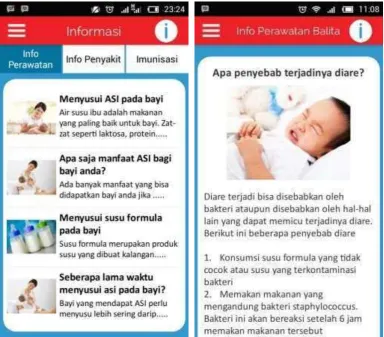 Gambar 4.3 Antarmuka Menu Informasi 