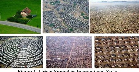 Figure 1. Urban Sprawl as International Style  