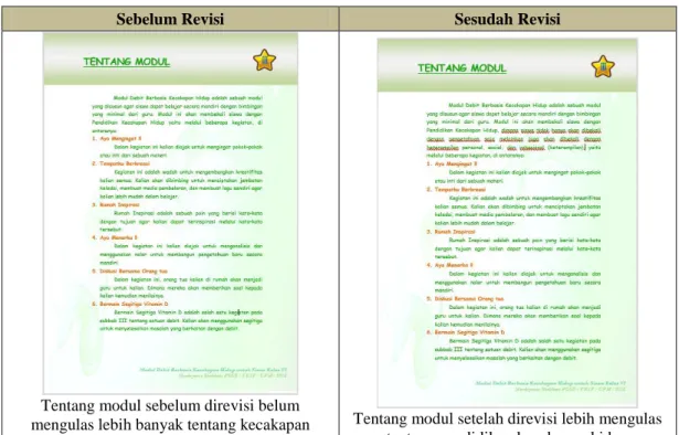 Gambar 7. Revisi Tentang Modul 
