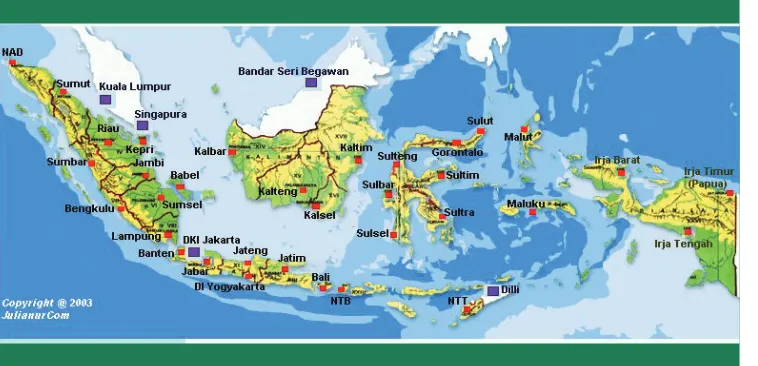 Gambar 5.1 Wilayah Negara Kesatuan Republik Indonesia