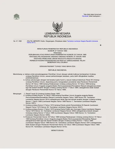 LEMBARAN NEGARA REPUBLIK INDONESIA