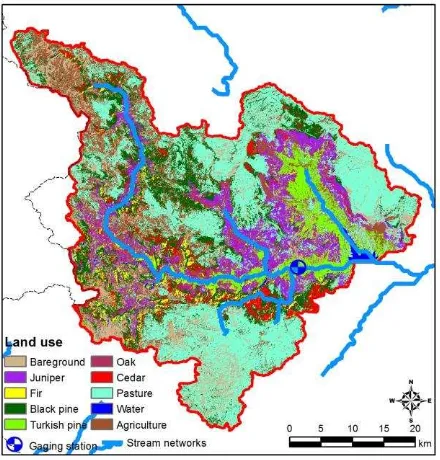 Figure 3. Land use map of the study area 