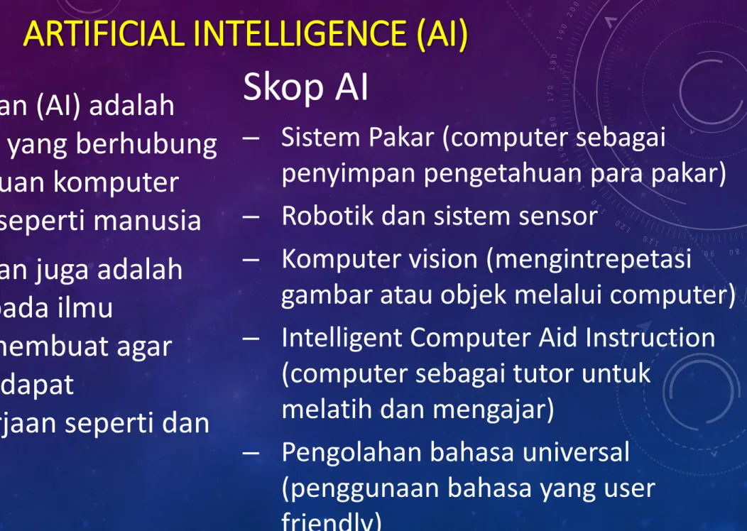 gambar atau objek melalui computer) – Intelligent Computer Aid Instruction 