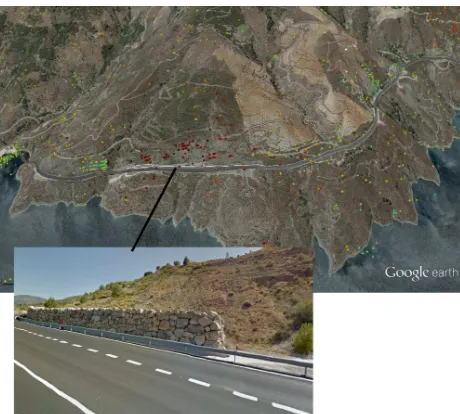 Figure 4. Small Baseline approach for detection of landslide(s)at Sarez lake, Tajikistan from S-1A data.