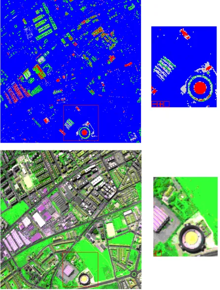 Figure 1.José (left). Henares (right) and MASTER rgb 13,7,4 combination of San  AHS rgb 12,6,2 combination image of Alcalá de  