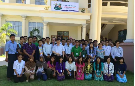 Figure 8. Group photo at the 2014 Myanmar summer school. 