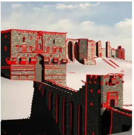 Figure 11.  Documenting and  modeling the Aleppo citadel with its walls. Courtesy: G. Fangi 