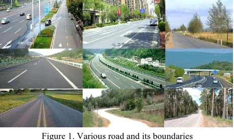 Figure 1. Various road and its boundaries 