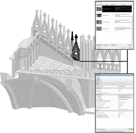 Figure 11. Final parametric model with Revit 16, with the information inside it. 