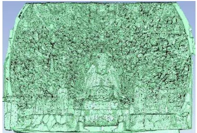 Figure 3. The 3D Cloud Data of The Dazu Thousand-hand  Bodhisattva Statue 