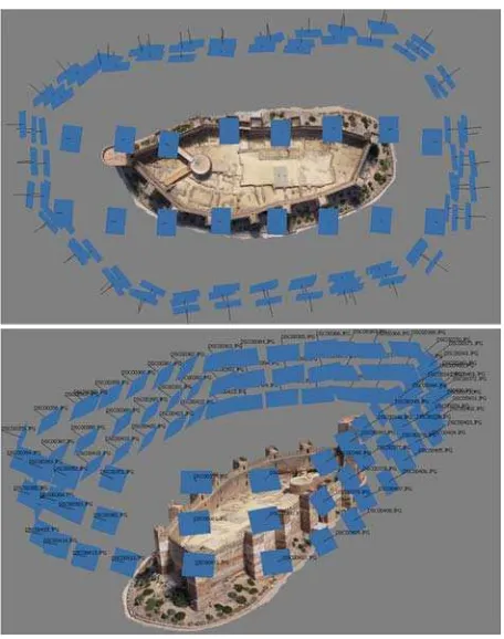 Figure 4. UAS used in this work. Left and upper right: AscTec Falcon 8. Lower right: Phantom DJ 3 Advanced