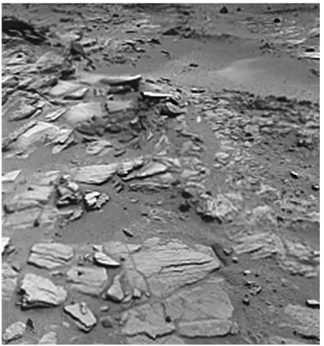 Figure 5 An example of 1.75x MSL Navcam SRR from 6 slightly shifted views.  