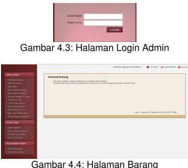 Gambar 4.4: Halaman Barang 