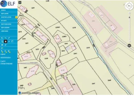 Figure 4 illustrated a combination of prototypes of the ELF Base Map with the C.I.M. in an area near the Czech-Polish border