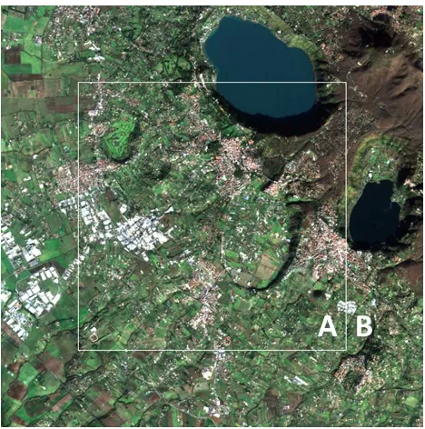 Figure 2. True color combination for a cloud-free subset fromthe Sentinel-2 Stack analysed in this paper