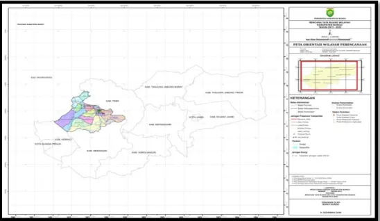 Gambar 1. Peta Lokasi Penelitian  Sumber : Bappeda Kabupaten Bungo,2013 