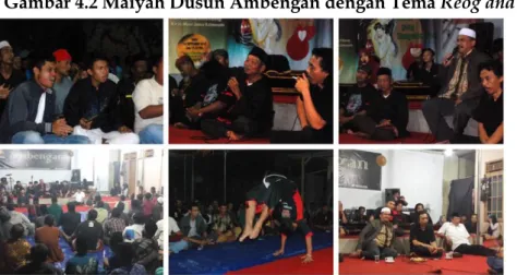 Gambar 4.2 Maiyah Dusun Ambengan dengan Tema Reog and Roll 