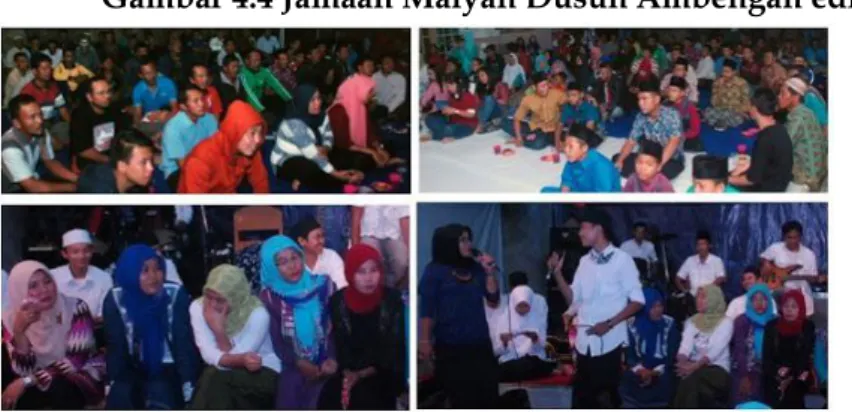 Gambar 4.4 Jamaah Maiyah Dusun Ambengan edisi April 2016 