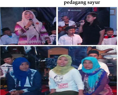 Gambar 4.5 bu Tri Gunawan guru SMA, Jemaat Gereja Santo Bantul  Kota Metro, Mbak Khoir Ketua Bawaslu Lampung, Ibu Kartini, 
