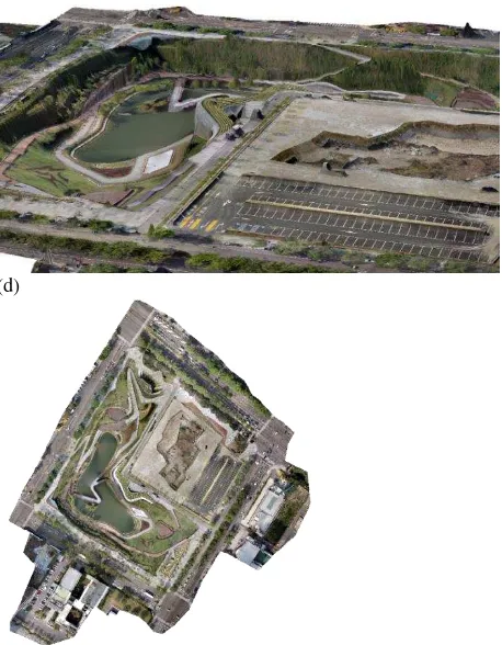 Figure 3. (a) surface constructed from the 3D point clouds (b) 