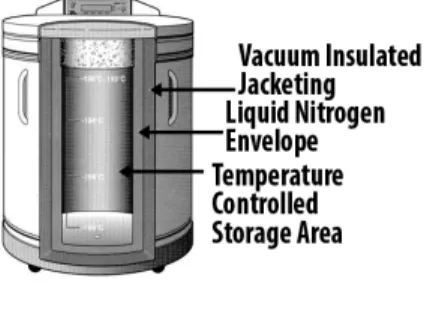 Gambar 1.9  Liquid Nitrogen Freezer 