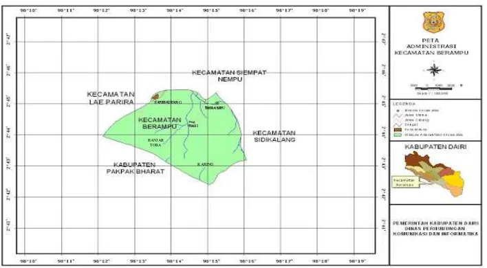 Tabel 3.1 Jumlah Penduduk Kecamatan Berampu 2013 