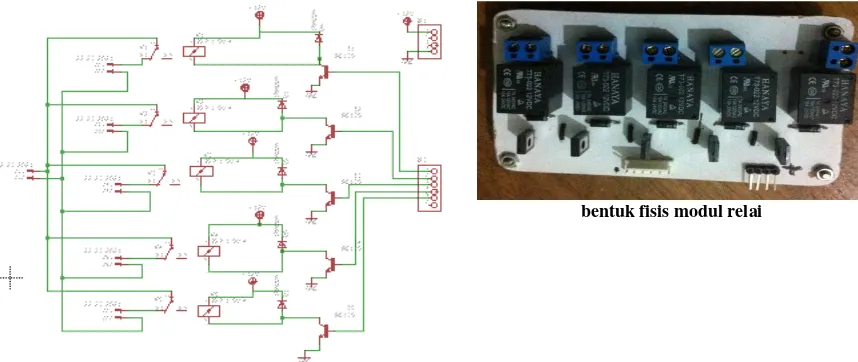 Gambar 6 Diagram skematis rangkaian elektronika untuk sistem  mikrokontroler ATmega32 