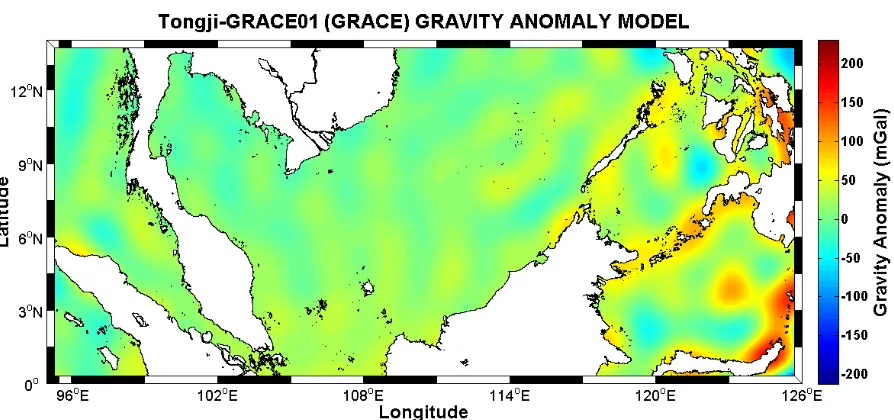 Figure 11. ITG-Grace2010s gravity anomaly model  