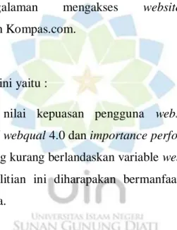 Gambar 1. 1 Kerangka Pemikiran 